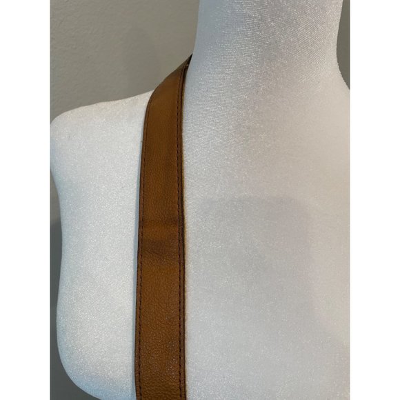 Fossil Brown Distressed Hobo Crossbody - Picture 4 of 6